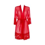 Peignoir Rot V-8860 von Axami | Fesselliebe.de