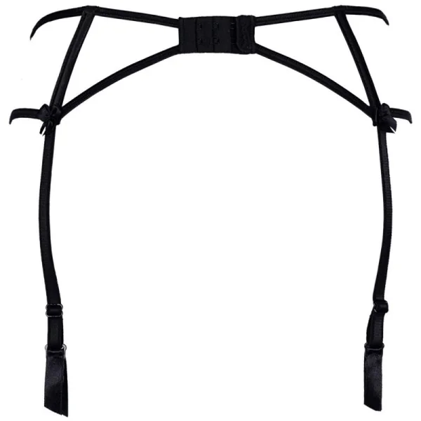 Strumpfgürtel beige-schwarz V-8842 von Axami kaufen | Fesselliebe