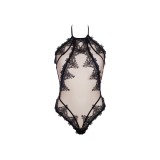 Body Beige-Schwarz V-8910 von Axami | Fesselliebe.de
