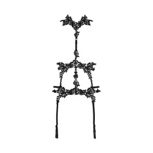 Set Schwarz V-8346 von Axami | Fesselliebe.de