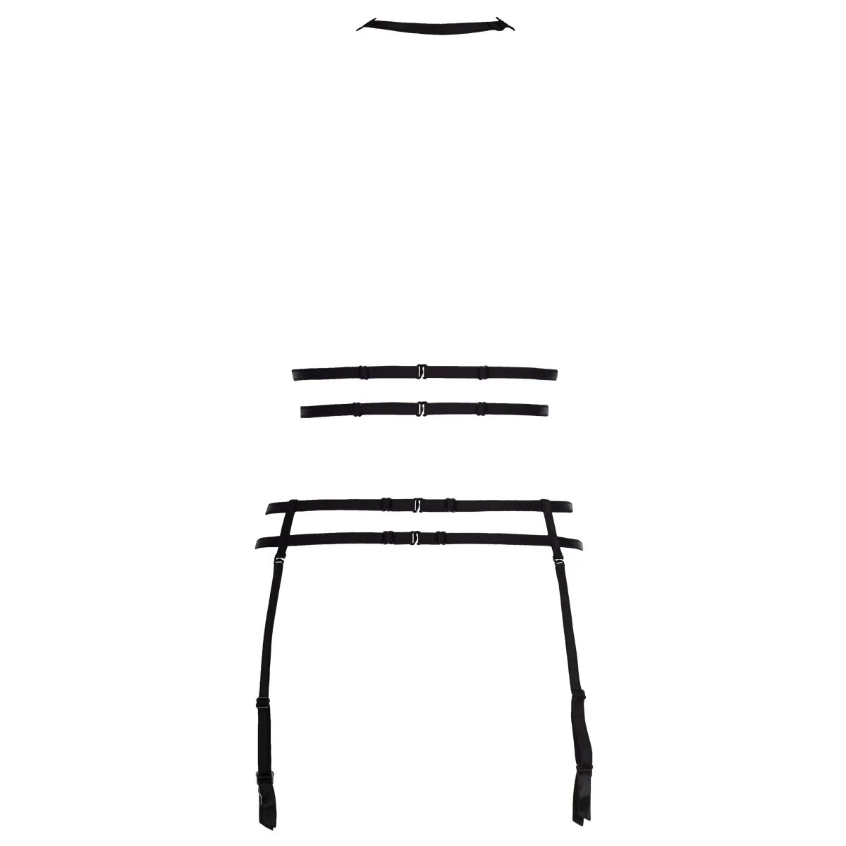 Set schwarz V-8346 von Axami kaufen | Fesselliebe