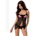 Praline Chemise Schwarz von Passion-Exklusiv