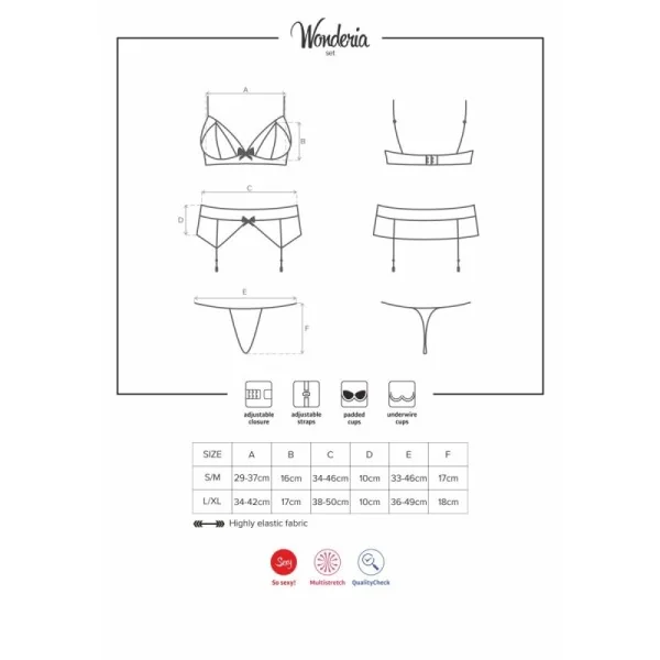 Wonderia 3er Set von Obsessive kaufen | Fesselliebe