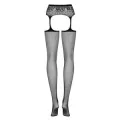 Garter Strümpfen S307 Schwarz von Obsessive