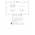 2er Set mit offenem BH 870-Sec-3 von Obsessive