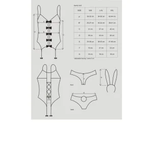 Bunny Suit 4 Pcs von Obsessive