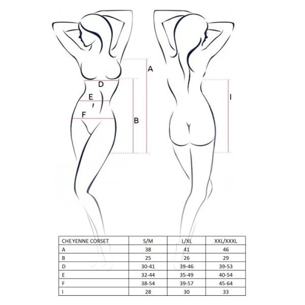 Cheyenne Korsett Schwarz von Casmir kaufen | Fesselliebe