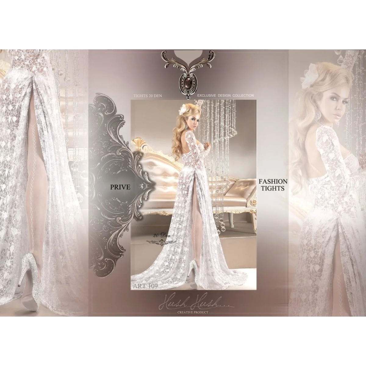 Strumpfhose Weiß 20den 109 von Ballerina kaufen | Fesselliebe