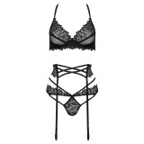 Thp102 3-Tlg. Set Schwarz von Kotek | Fesselliebe.de