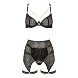 Thp101 3-Tlg. Set Schwarz-Gold von Kotek | Fesselliebe.de