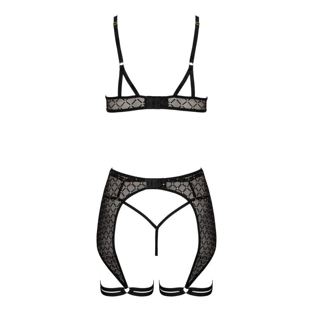 THP101 3-TLG. SET SCHWARZ-GOLD VON KOTEK