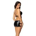 Eclipse Kleid & String Schwarz von Beauty Night Fashion