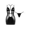 Eclipse Kleid & String Schwarz von Beauty Night Fashion