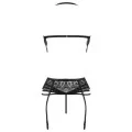 Lace Temptation Corset & String Schwarz von Beauty Night Fashion