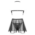 Dark Mirage Chemise & String Schwarz von Beauty Night Fashion