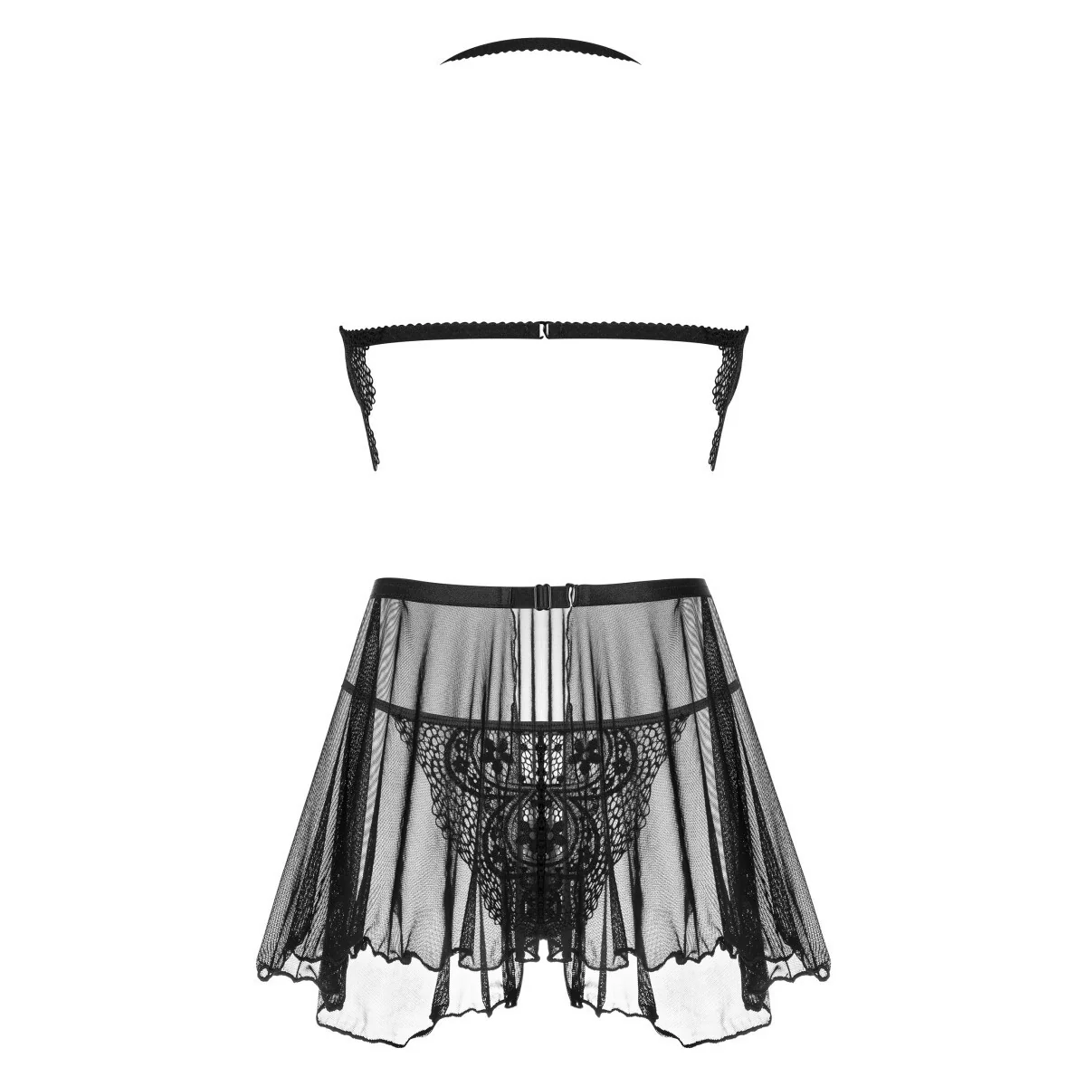 Dark Mirage Chemise & String schwarz von Beauty Night Fashion kaufen | Fesselliebe