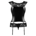 Raven Strapshemd-Set Schwarz von Beauty Night Fashion