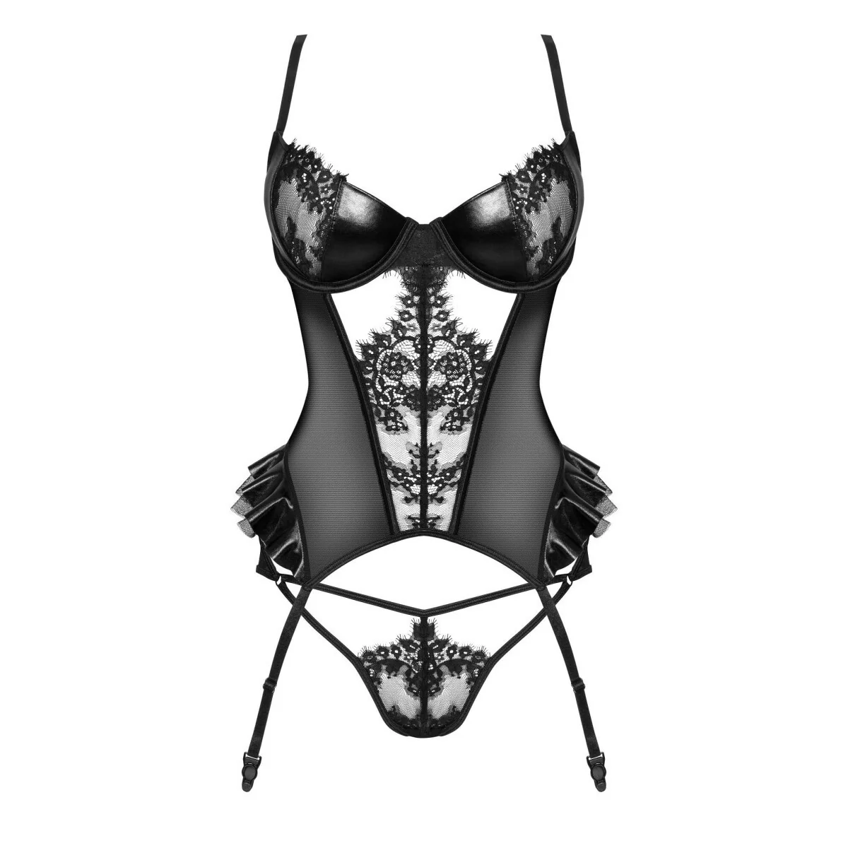 Rafaella Corset schwarz von Beauty Night Fashion kaufen | Fesselliebe