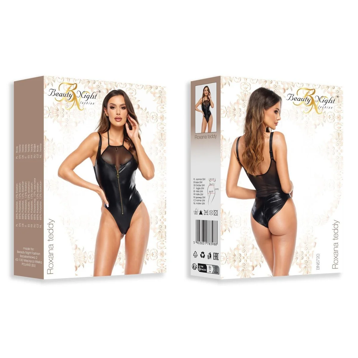 Roxana Body schwarz von Beauty Night Fashion kaufen | Fesselliebe