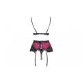 Randy 3er Set Burgunder-Schwarz von Cofashion Lingerie