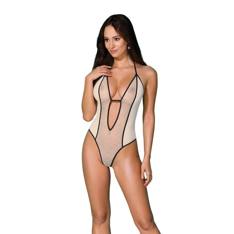 Mayennie Body Ekru-schwarz von SpaLeXLine kaufen | Fesselliebe