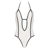 Mayennie Body Ekru-Schwarz von SpaleXLine | Fesselliebe.de