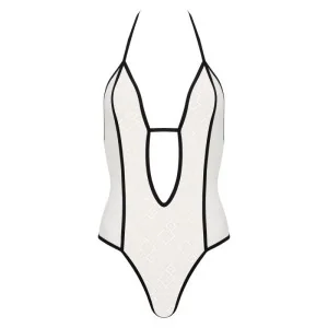 Mayennie Body Ekru-Schwarz von SpaleXLine