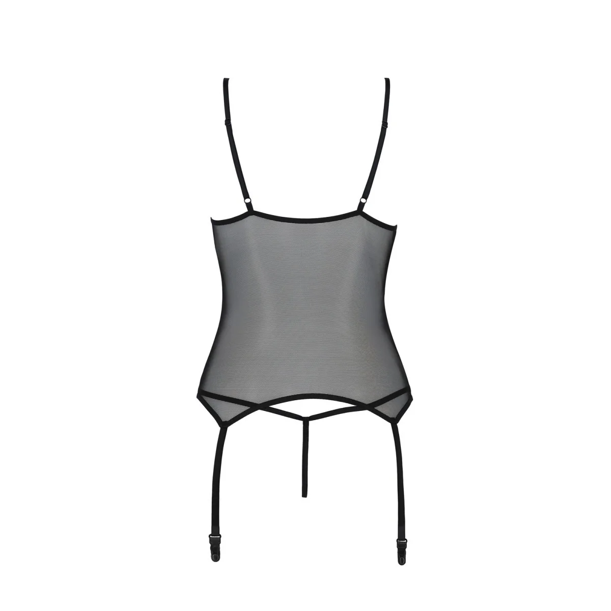 Odrevia Korsett & Tanga schwarz von Avanua kaufen | Fesselliebe