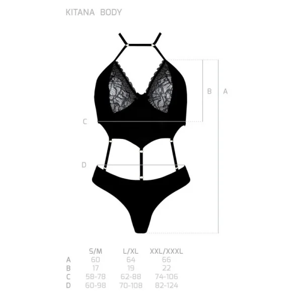 Kitsana Body schwarz-lila von Casmir kaufen | Fesselliebe