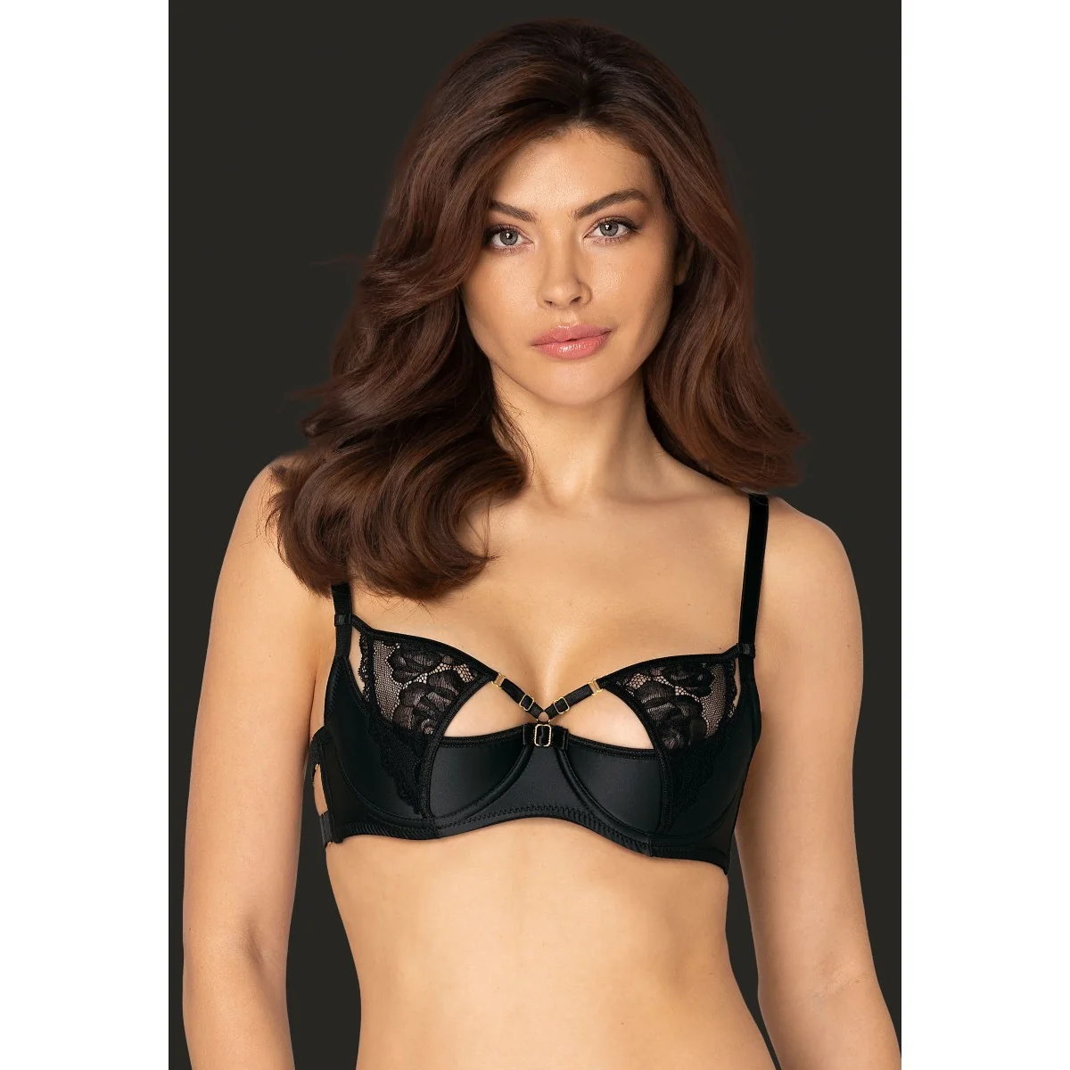 Halika Semi Padded BH schwarz von Róza kaufen | Fesselliebe