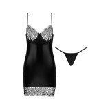 Adelia Chemise & Tanga Schwarz von Beauty Night Fashion | Fesselliebe.de