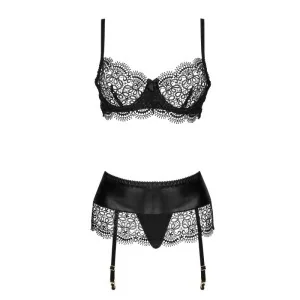 Adelia 3er Set Schwarz von Beauty Night Fashion