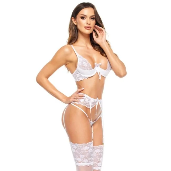 Rose 3er Set weiß von Beauty Night Fashion kaufen | Fesselliebe