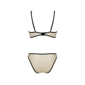 Lorina 2er Set Beige-Schwarz von Passion-Exklusiv