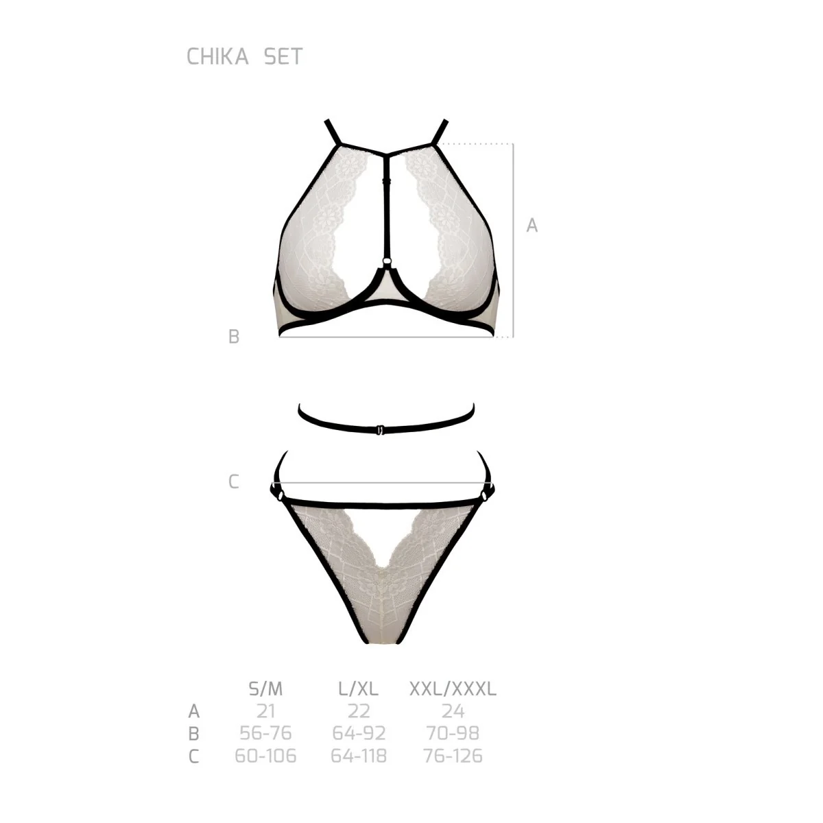 Chika 2er Set Cream von Passion-Exklusiv kaufen | Fesselliebe