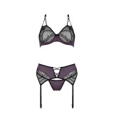 Marietta 3er Set Schwarz-Lila von Casmir | Fesselliebe.de