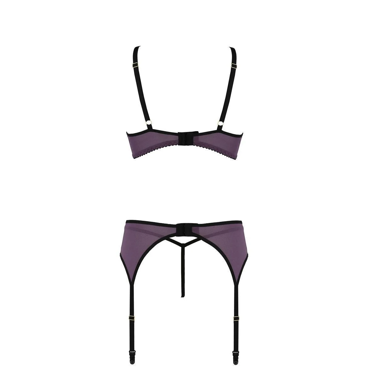 Marietta 3er Set schwarz-lila von Casmir kaufen | Fesselliebe