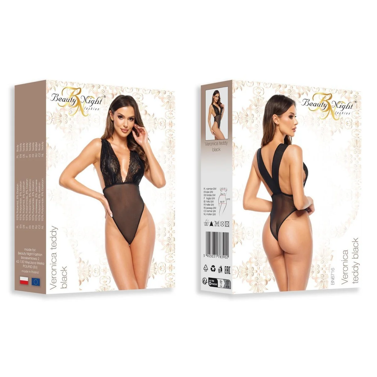 Veronica Body schwarz von Beauty Night Fashion kaufen | Fesselliebe