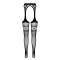 Strumpfhose offen (OUVERT Strumpfhose) Schwarz S026 von Passion-Exklusiv