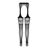 Strumpfhose offen (OUVERT Strumpfhose) Schwarz S026 von Passion-Exklusiv | Fesselliebe.de