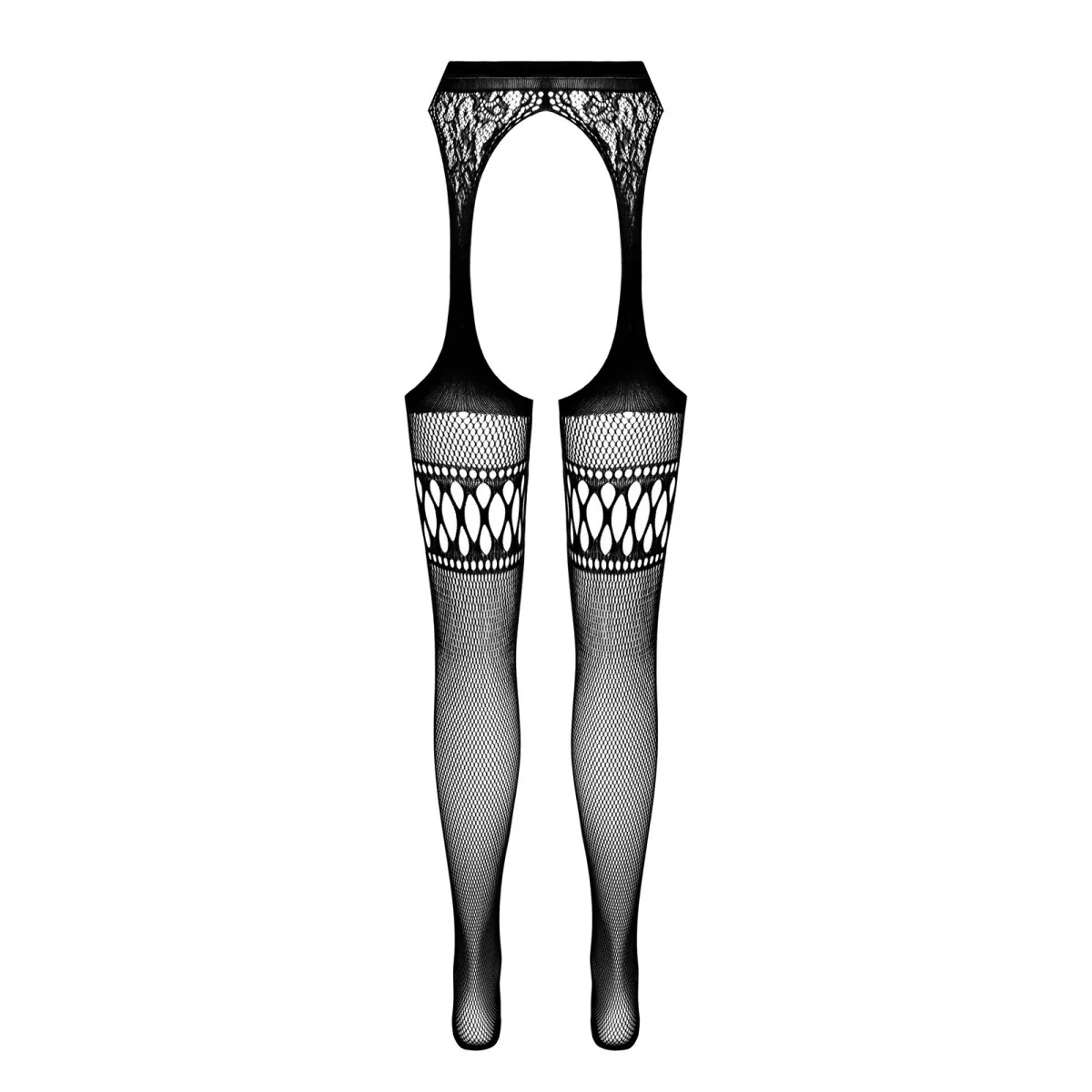 Strumpfhose offen (ouvert Strumpfhose) schwarz S026 von Passion-Exklusiv kaufen | Fesselliebe