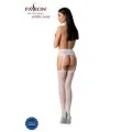 Strumpfhose offen (OUVERT Strumpfhose) Weiss S028 von Passion-Exklusiv