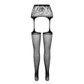 Strumpfhose offen (OUVERT Strumpfhose) Rot S028 von Passion-Exklusiv
