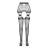 Strumpfhose offen (OUVERT Strumpfhose) Weiss S027 von Passion-Exklusiv | Fesselliebe.de