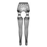 Strumpfhose offen (OUVERT Strumpfhose) Weiss S027 von Passion-Exklusiv | Fesselliebe.de