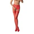Strumpfhose offen (OUVERT Strumpfhose) Rot S027 von Passion-Exklusiv