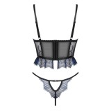 Saphira 2er Set Blau-Schwarz von Beauty Night Fashion | Fesselliebe.de