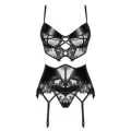 Leonela 3er Set Schwarz von Beauty Night Fashion
