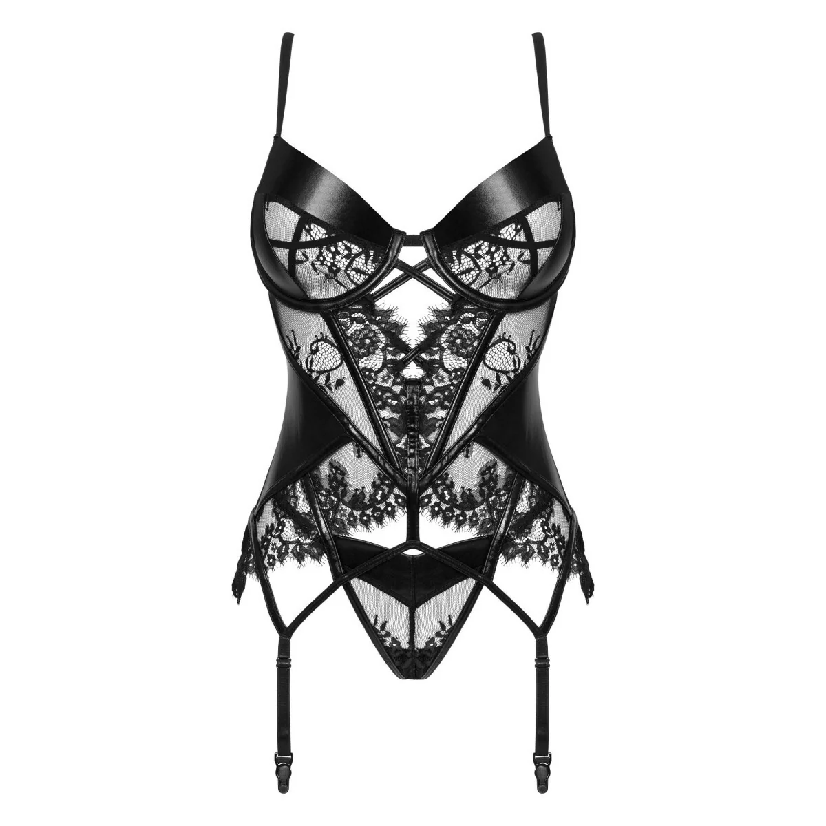 Leonela Korsett & Tanga Schwarz von Beauty Night Fashion | Fesselliebe.de