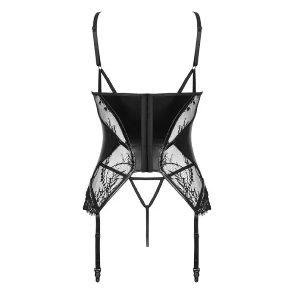 Leonela Korsett & Tanga schwarz von Beauty Night Fashion kaufen | Fesselliebe